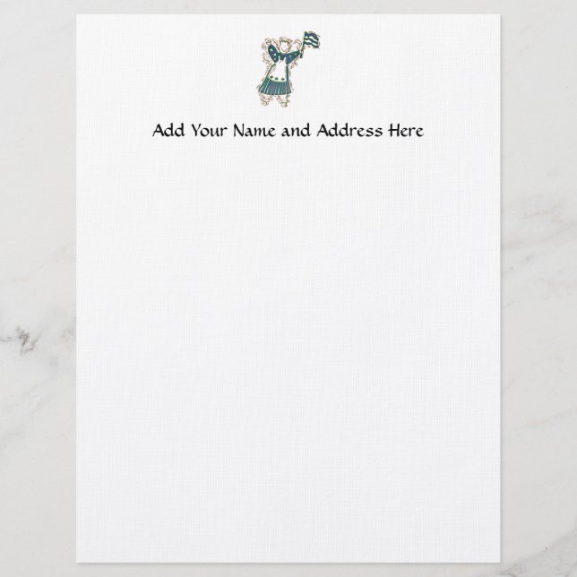 Patriotic Angel Letterhead (Front)
