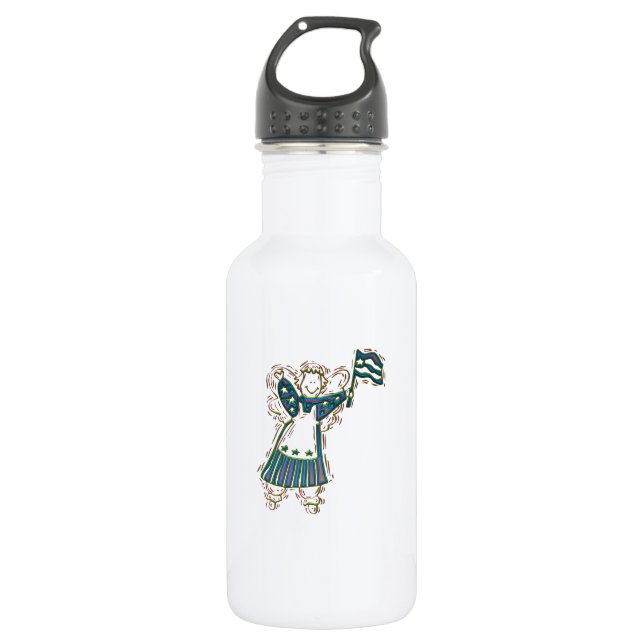 Patriotic Angel Water Bottle (Front)