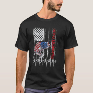 Patriotic anglers American Bass Pro whisperer fish T-Shirt