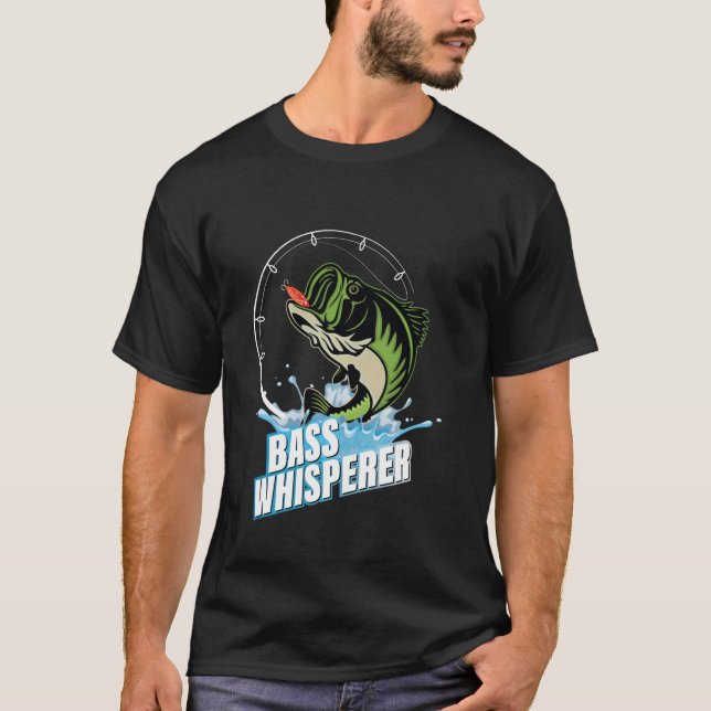 Patriotic anglers American Bass Pro whisperer fish T-Shirt (Front)