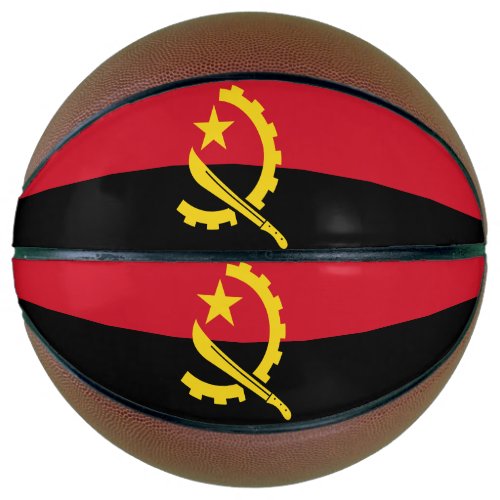 Patriotic Angolan Flag Basketball