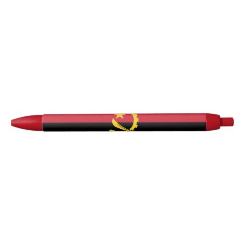 Patriotic Angolan Flag Blue Ink Pen