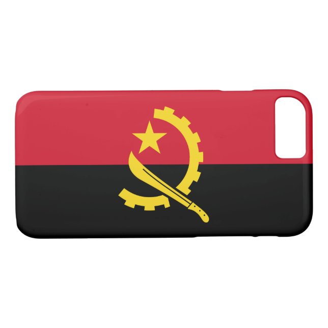 Patriotic Angolan Flag Case-Mate iPhone Case (Back (Horizontal))