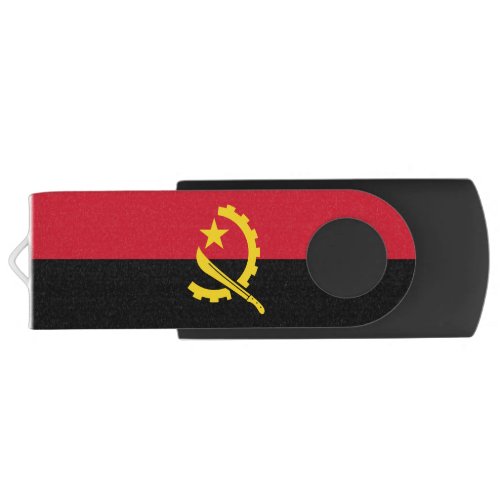 Patriotic Angolan Flag Flash Drive