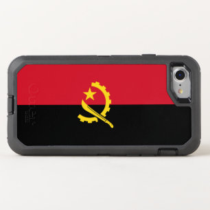 Patriotic Angolan Flag OtterBox Defender iPhone SE/8/7 Case