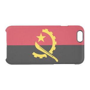 Patriotic Angolan Flag Clear iPhone 6/6S Case
