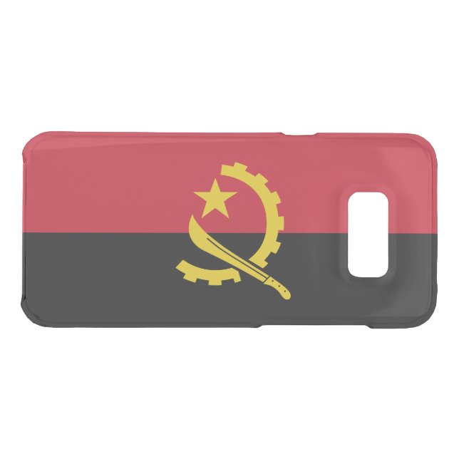 Patriotic Angolan Flag Uncommon Samsung Galaxy Case (Back (Horizontal))