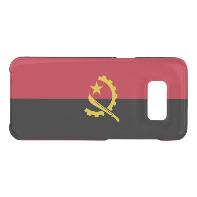 Patriotic Angolan Flag Uncommon Samsung Galaxy Case (Back (Horizontal))