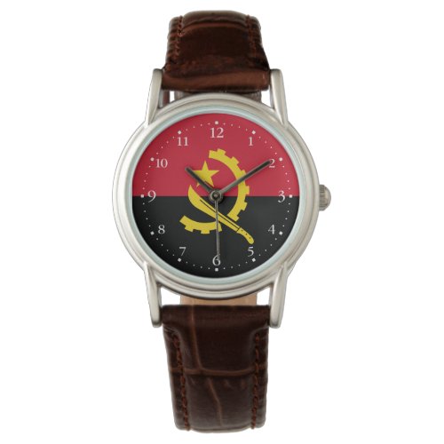 Patriotic Angolan Flag Watch