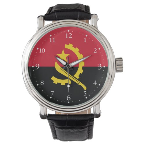 Patriotic Angolan Flag Watch