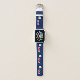 Patriotic Anguilla Flag Apple Watch Band
