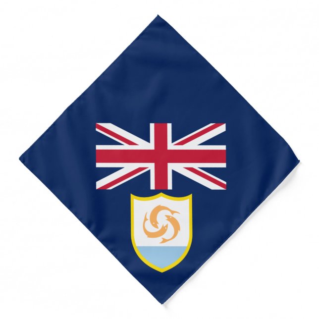 Patriotic Anguilla Flag Bandana (Front)
