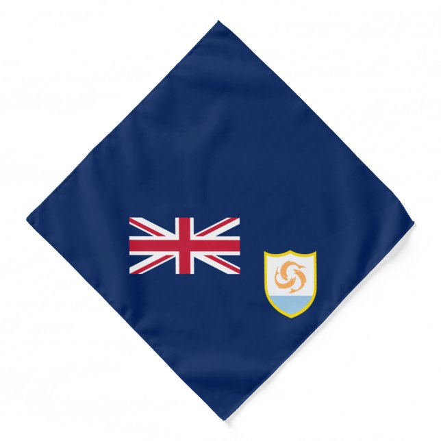 Patriotic Anguilla Flag Bandana (Front)