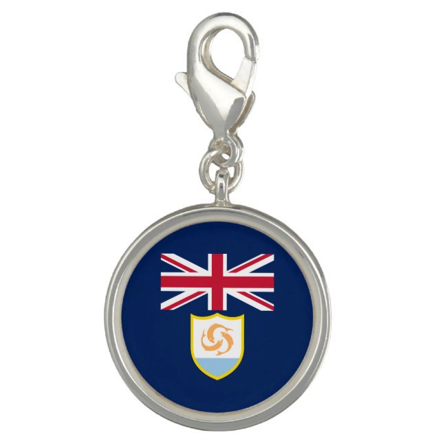 Patriotic Anguilla Flag Charm (Front)
