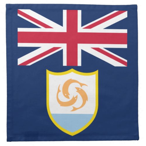 Patriotic Anguilla Flag Cloth Napkin