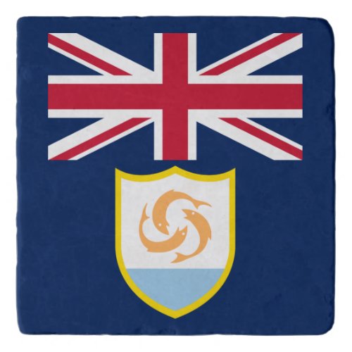 Patriotic Anguilla Flag Trivet