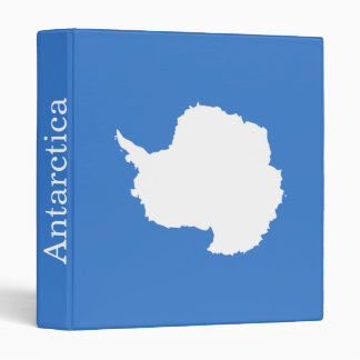 Patriotic Antarctica Flag 3 Ring Binder