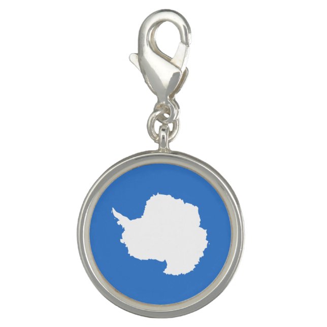 Patriotic Antarctica Flag Charm (Front)