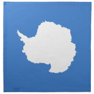 Patriotic Antarctica Flag Cloth Napkin
