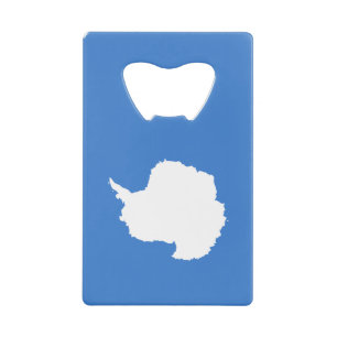 Patriotic Antarctica Flag Credit Card Bottle Opener