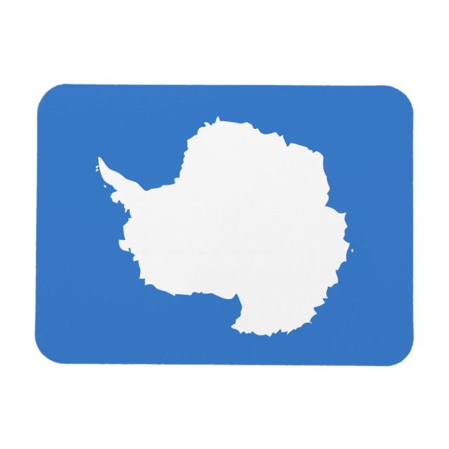 Patriotic Antarctica Flag Magnet (Horizontal)