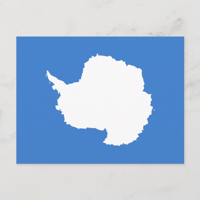 Patriotic Antarctica Flag Postcard (Front)