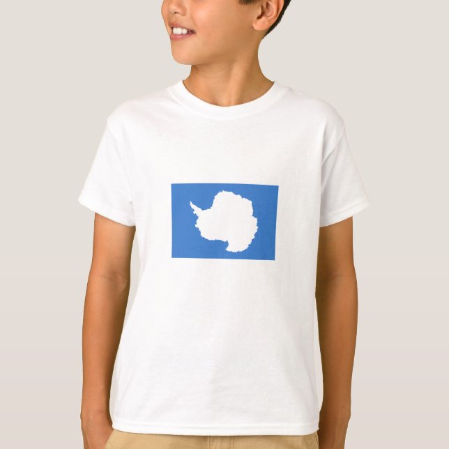 Patriotic Antarctica Flag T-Shirt (Front)