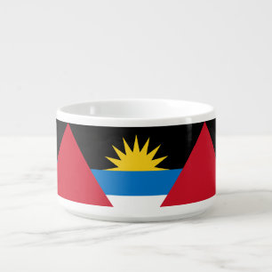 Patriotic Antigua and Barbuda Flag Bowl