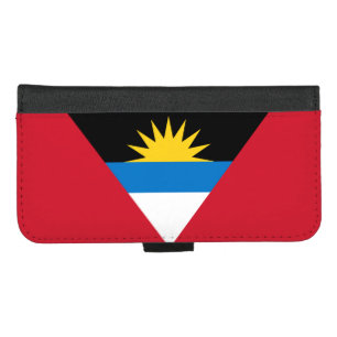 Patriotic Antigua and Barbuda Flag iPhone 8/7 Plus Wallet Case