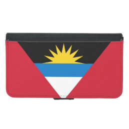 Patriotic Antigua and Barbuda Flag Samsung Galaxy S5 Wallet Case