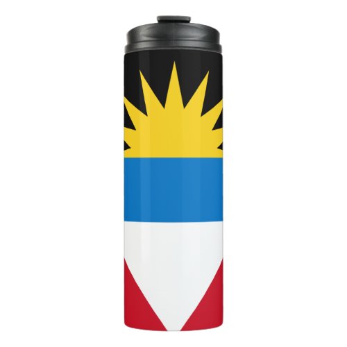 Patriotic Antigua and Barbuda Flag Thermal Tumbler