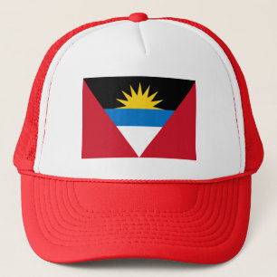 Patriotic Antigua and Barbuda Flag Trucker Hat