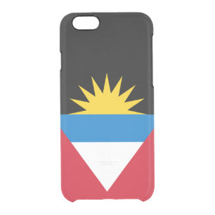 Patriotic Antigua and Barbuda Flag Clear iPhone 6/6S Case