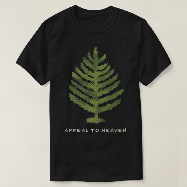 Patriotic Appeal to heaven George Washington battl T-Shirt (Design Front)