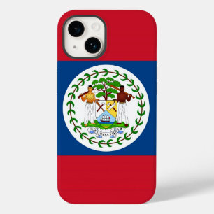 Patriotic Apple 14 Case-Mate, Belize flag Case-Mate iPhone 14 Case