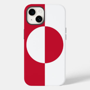 Patriotic Apple 14 Case-Mate, Greenland flag Case-Mate iPhone 14 Case