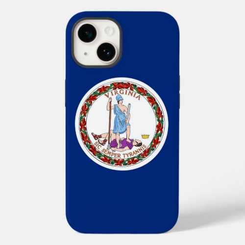 Patriotic Apple 14 Case_Mate Virginia flag Case_Mate iPhone 14 Case