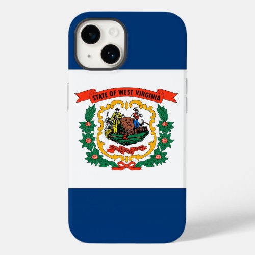 Patriotic Apple 14 Case_Mate West Virginia flag Case_Mate iPhone 14 Case