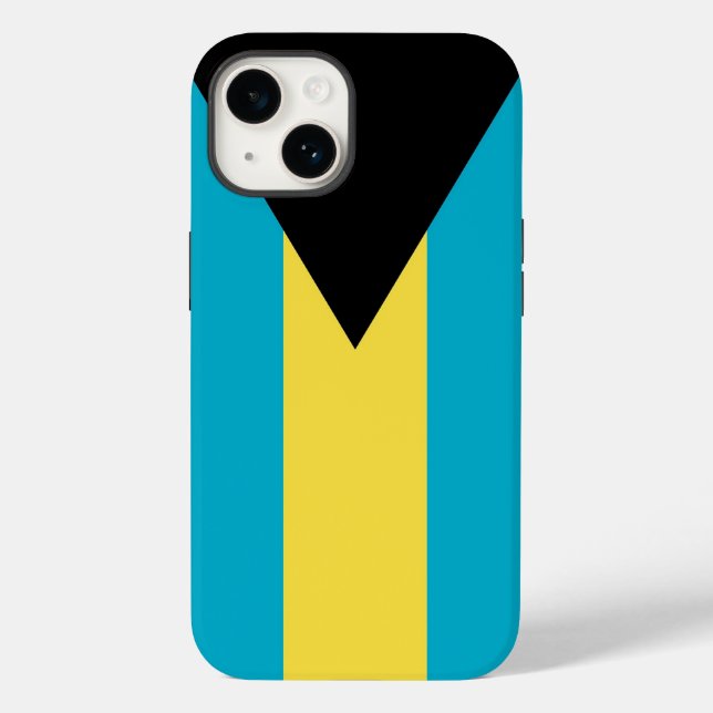 Patriotic Apple Case-Mate, Bahamas flag Case-Mate  iPhone Case (Back)