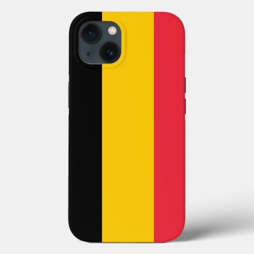 Patriotic Apple Case_Mate Belgium Flag iPhone 13 Case