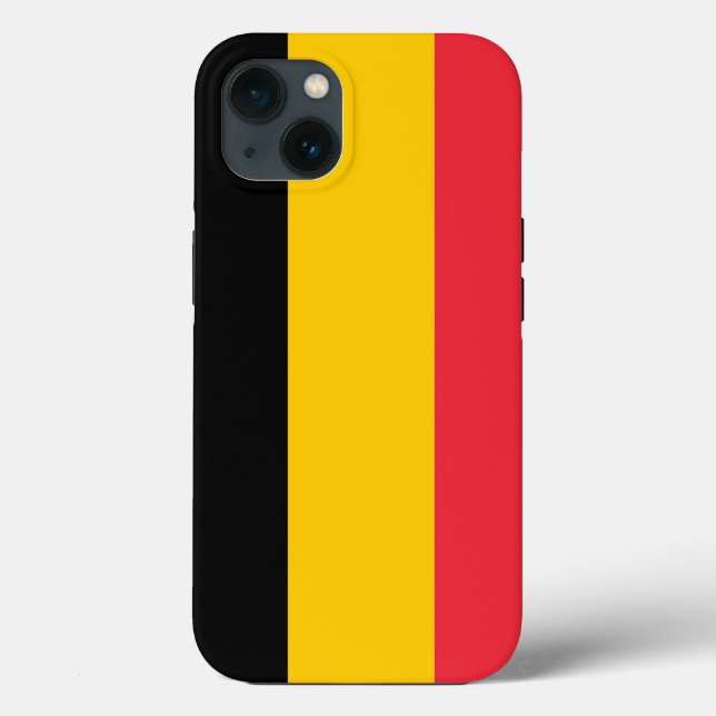 Patriotic Apple Case-Mate, Belgium Flag Case-Mate iPhone Case (Back)