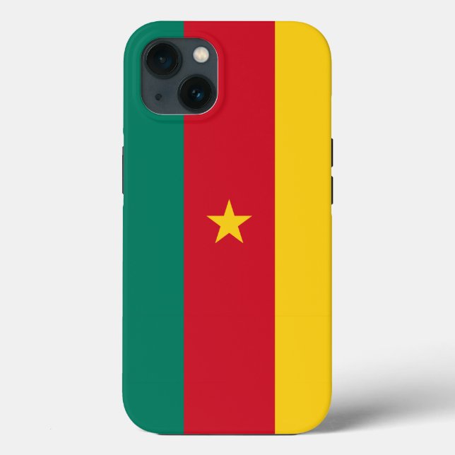 Patriotic Apple Case-Mate, Cameroon flag Case-Mate iPhone Case (Back)