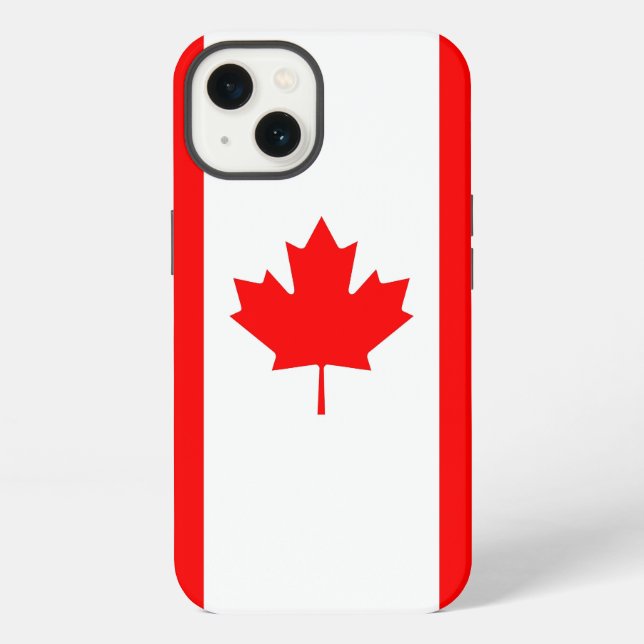 Patriotic Apple Case-Mate, Canada Flag Iphone Case (Back)