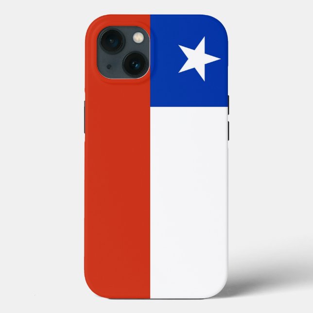 Patriotic Apple Case-Mate, Chile flag Case-Mate iPhone Case (Back)