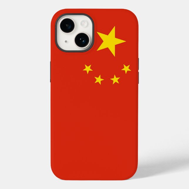 Patriotic Apple Case-Mate, China Flag Case-Mate iP Case-Mate iPhone Case (Back)