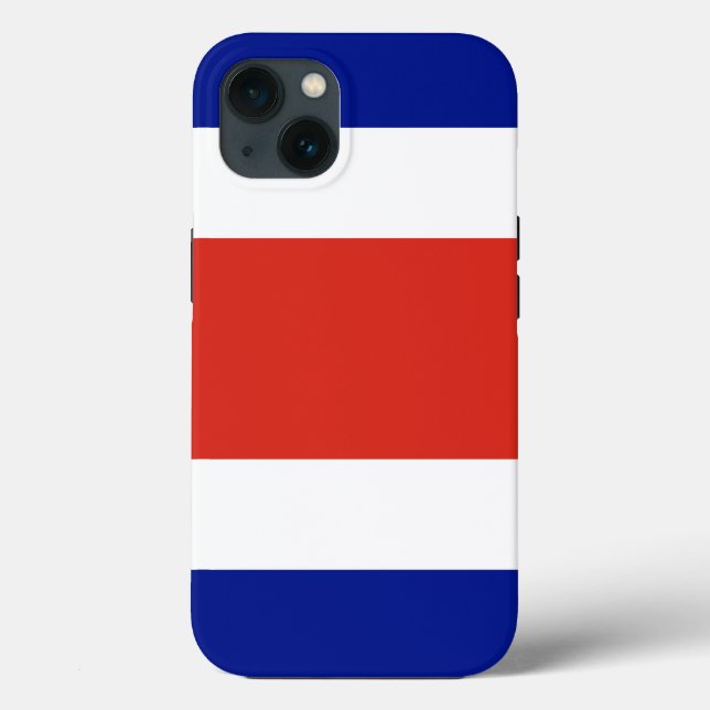 Patriotic Apple Case-Mate, Costa Rica flag Case-Mate iPhone Case (Back)
