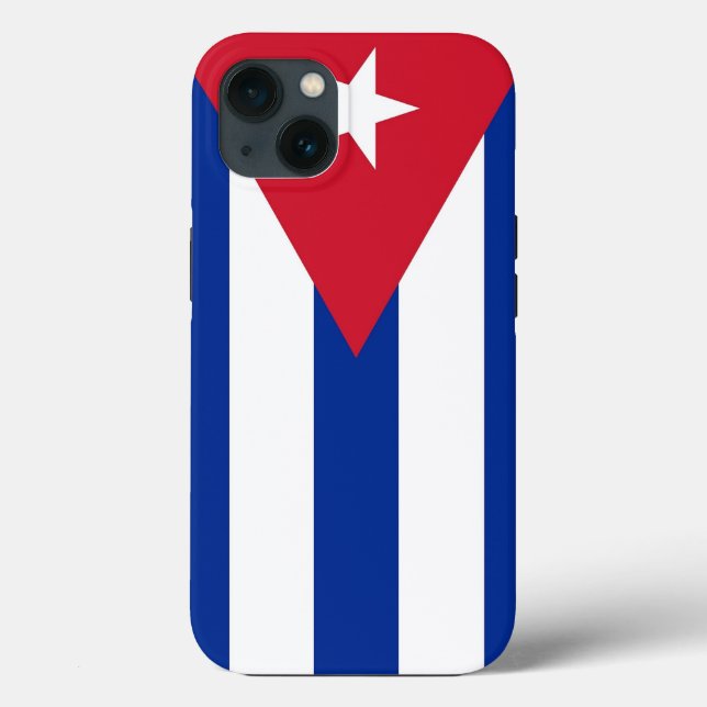 Patriotic Apple Case-Mate, Cuba Flag Case-Mate iPhone Case (Back)