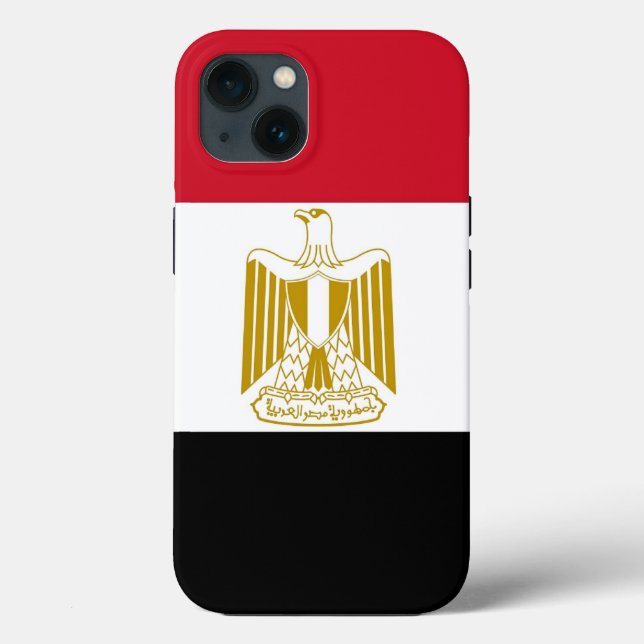 Patriotic Apple Case-Mate, Egypt Flag Case-Mate iPhone Case (Back)