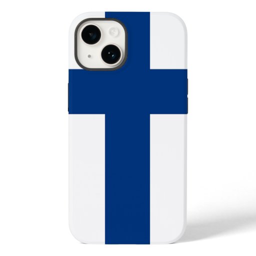 Patriotic Apple Case-Mate, Finland Flag Case-Mate  Case-Mate iPhone 14 Case