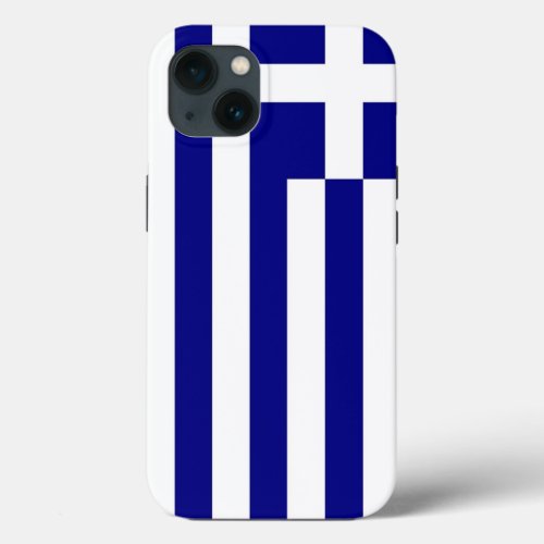 Patriotic Apple Case_Mate Greece Flag iPhone 13 Case